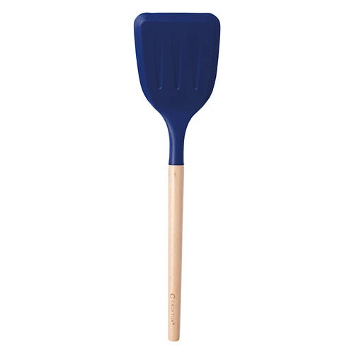 Beechwood & Silicone Turner, Navy