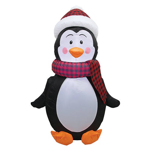 4 Feet Christmas Inflatable - Penguin