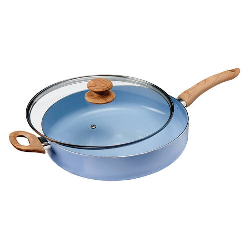 12" Nonstick Fry Pan, Blue