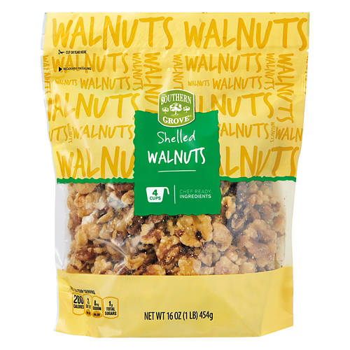 Shelled  Walnuts, 16 oz Product Image Front shot 01