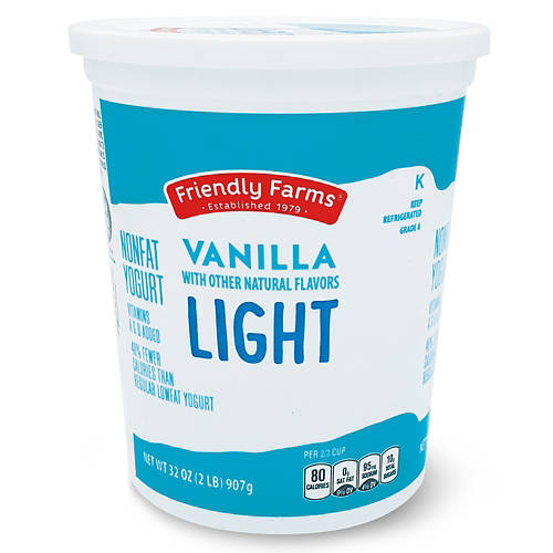 Nonfat Vanilla Yogurt, 32 oz