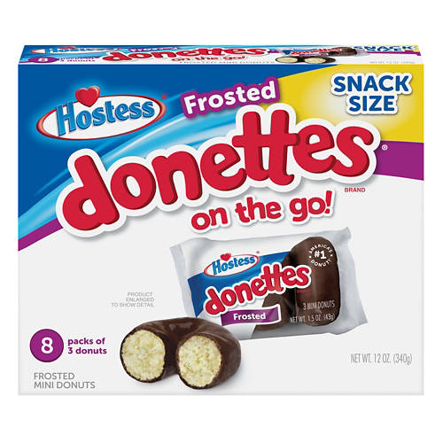 Chocolate Donette's Snack Pack, 12 oz Product Image Front shot 01