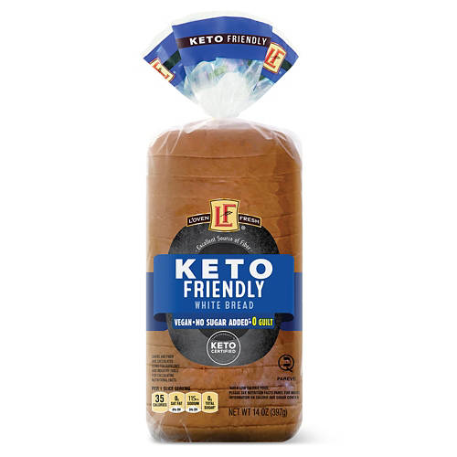 Keto  Friendly White Bread, 14 oz