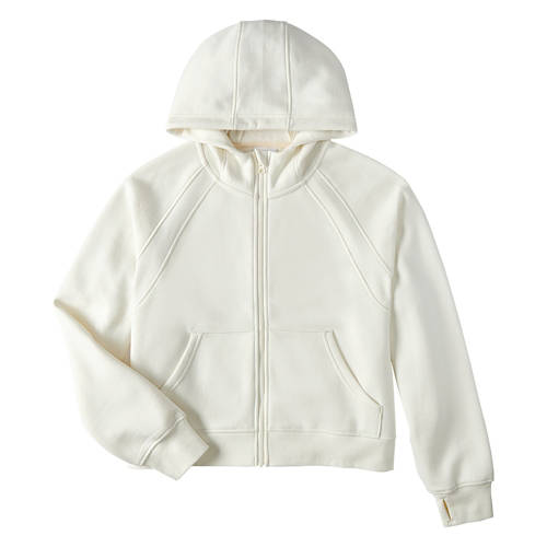 Ladies Pullover - White, XL