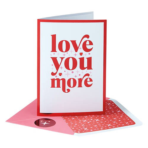 5" x 7" Valentine's Day Card - Love You