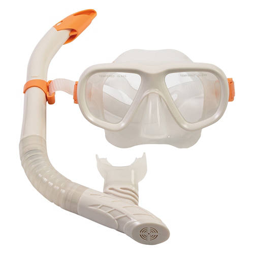 Snorkel and Diving Set - Cream, Large