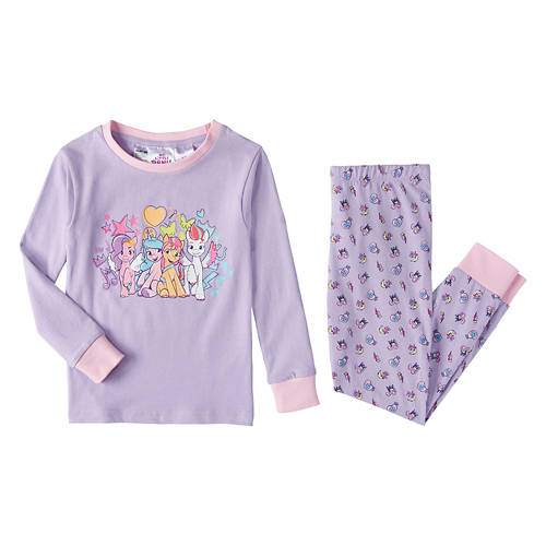 Childrens 2 Piece My Little Pony Character Pajama Set - Purple, M