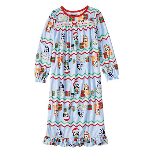 Childrens Character Pajama Dress, Bluey, Size Small