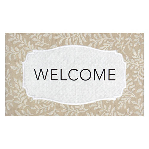 18" x 30" Indoor/Outdoor Sculptures Doormat - Welcome