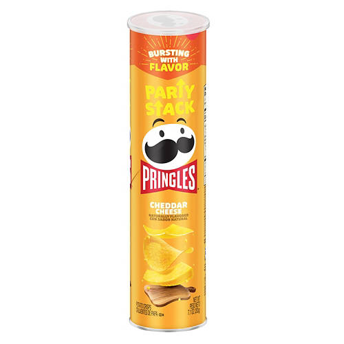 Cheddar  Cheese Pringles Party Stacks, 7.1 oz