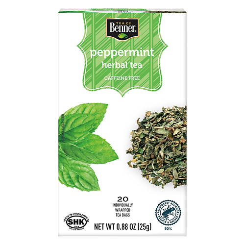 Peppermint Herbal Tea Bags Product Image Front shot 01