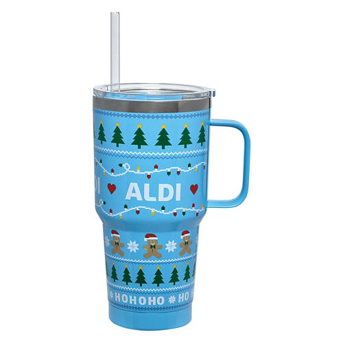 ALDI Gear Stainless Steel Tumbler - Christmas