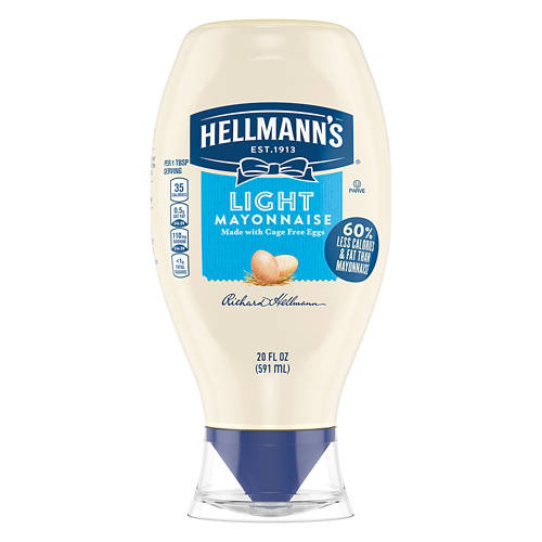 Light Mayonnaise Squeeze, 20 oz Product Image Front shot 01