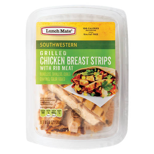 Southwestern Grilled Chicken Strips with Rib Meat, 6 oz