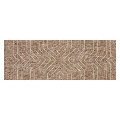 2' x 6' Multicolor Boho Runner - Beige Modern
