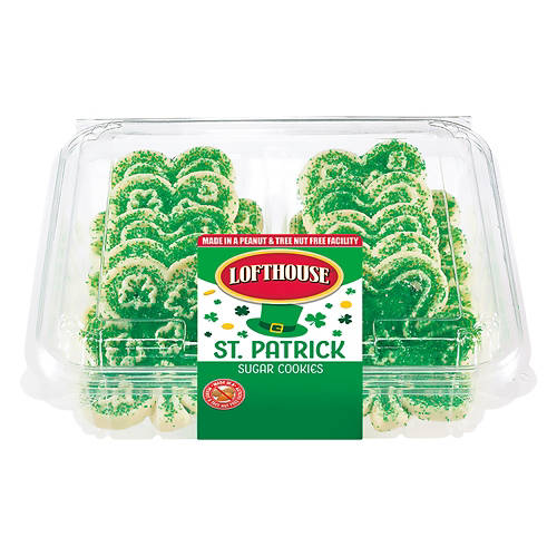 St. Patrick's Day Sugar Cookies, 10 count