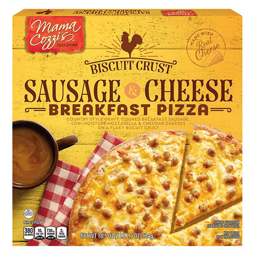 Biscuit Crust Sausage & Cheese Breakfast Pizza, 18.5 oz Product Image Front shot 01