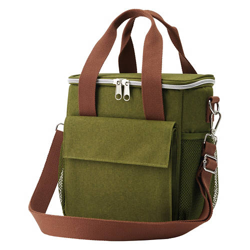Beverage Cooler Bag - Green, Holds Up To 12 Cans