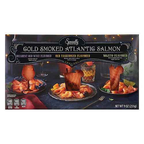 Cold Smoked Atlantic Salmon Trio, 9 oz