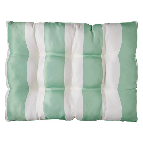 Indoor/Outdoor Pet Bed, Green Stripes