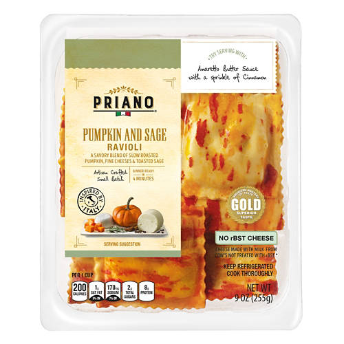 Pumpkin & Sage Ravioli, 9 oz