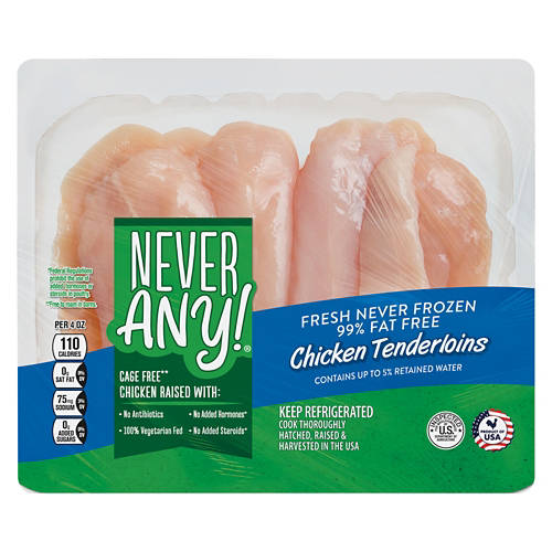Antibiotic Free Chicken Tenderloins Product Image Front shot 01