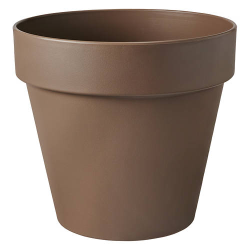 Plastic Planter Pot, Gray