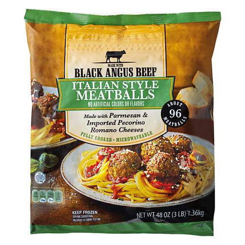 Premium Black Angus Beef Italian Meatballs, 3 lb