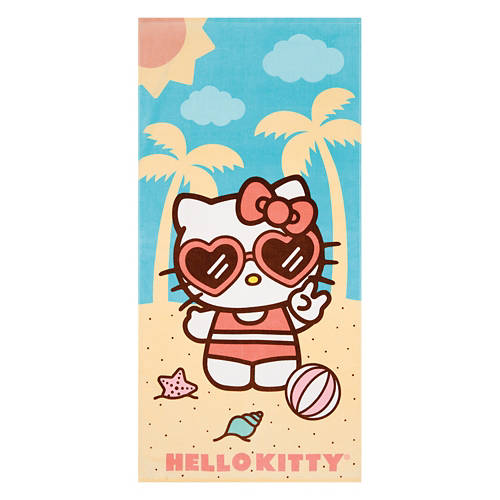 28" X 58" Kids Cotton Beach Towel - Hello Kitty Product Image Front shot 01