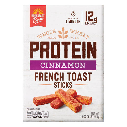 Protein  Cinnamon French Toast Sticks, 16 oz