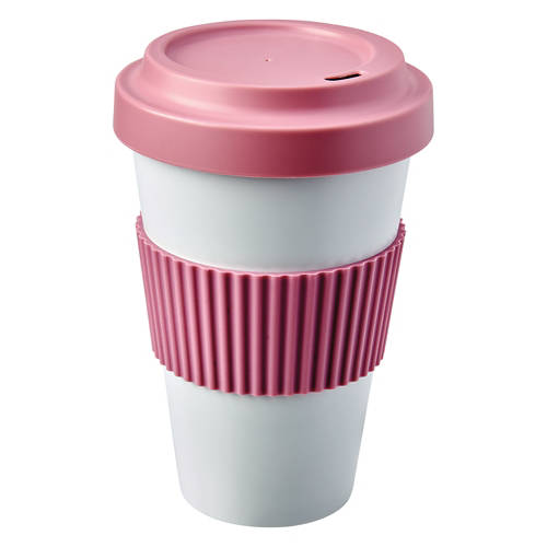 Reusable Coffee Travel Mug, Pink