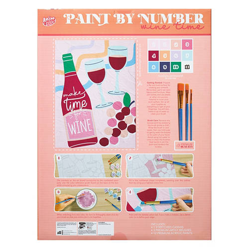 Paint By Number - Wine Time Product Image Back shot 01