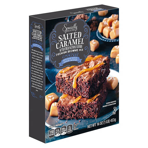 Salted Caramel Brownie Mix, 16 oz