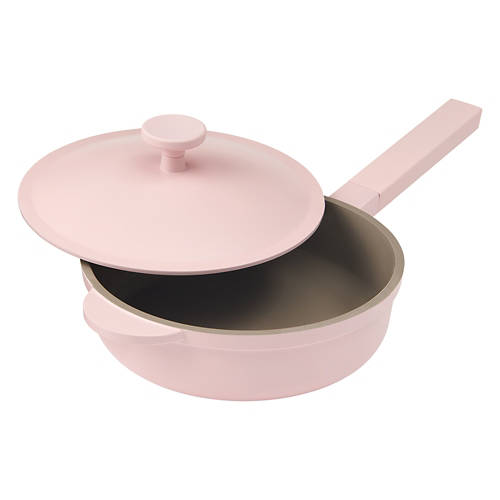 8" Pink Mini Cast Aluminum Pan with Lid Product Image Front shot 01