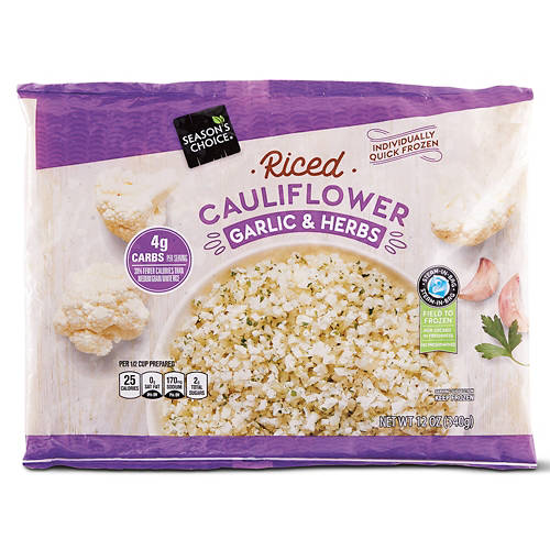 Garlic Riced  Cauliflower, 12 oz