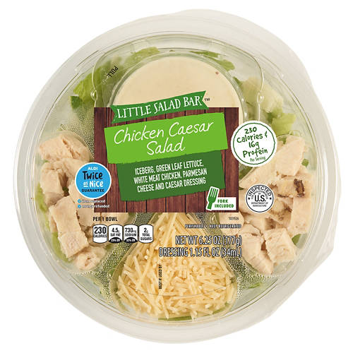 Chicken Caesar Salad Bowl, 6.25 oz Product Image Front shot 01