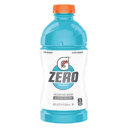 G Zero Glacier Freeze Zero Sugar Sports Drink, 28 fl oz