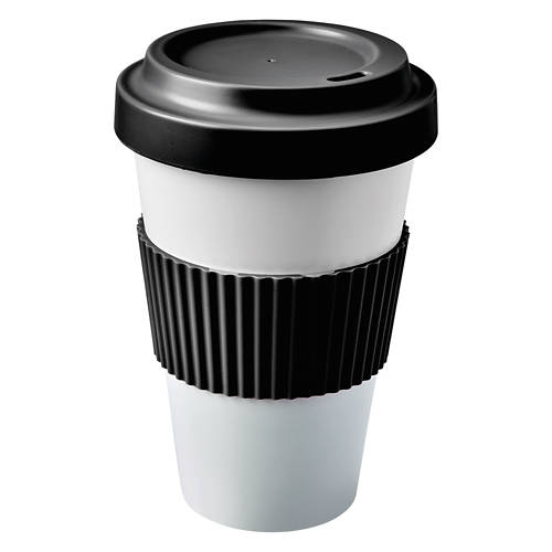 Reusable Coffee Travel Mug, Black