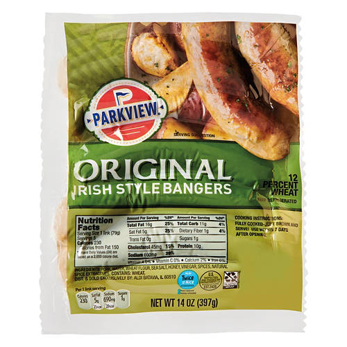 Original Irish Style Bangers, 14 oz