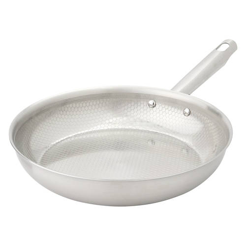 11" Stianless Steel Fry Pan - Uncoated