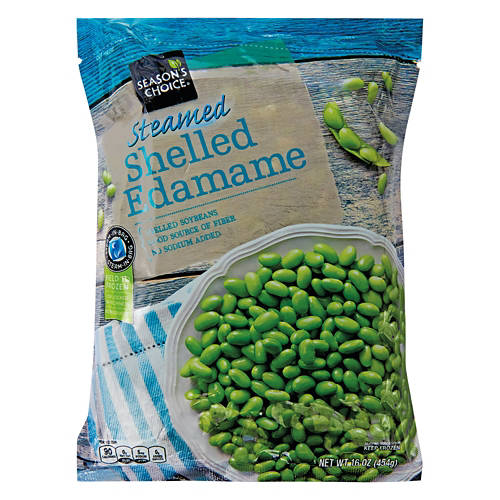 Steamed Shelled Edamame, 16 oz Product Image Front shot 01