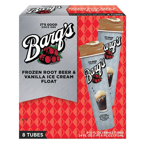 Frozen Root Beer and Vanilla Ice Cream Floats, 8 count