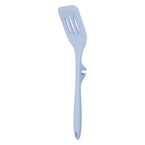 Clip On Silicone Utensil - Turner, Blue