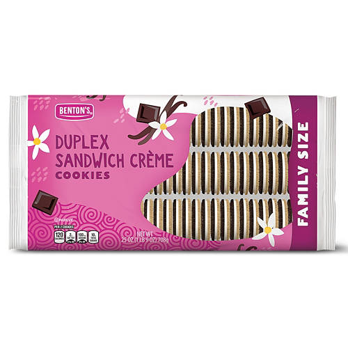 Duplex Sandwich Crème Cookies, 25 oz