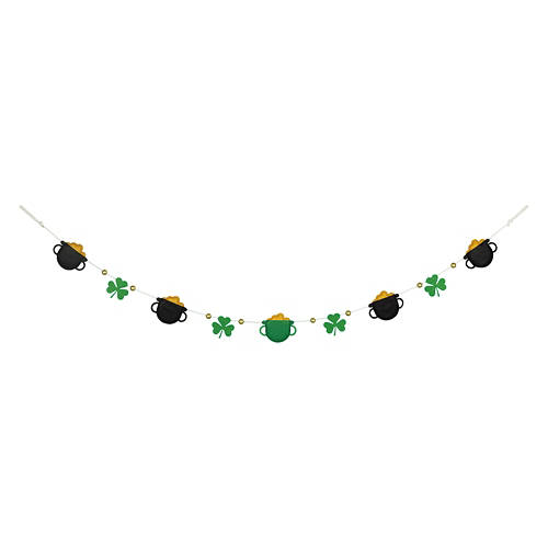 6.13 Feet Long St. Patrick's Day Garland - Pots of Gold