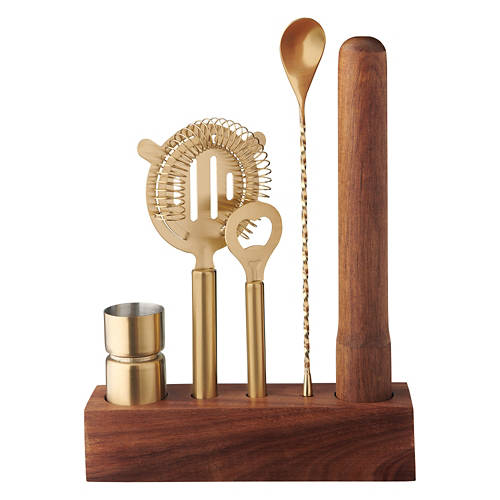 Bar Tools Set, Gold