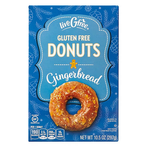 Gingerbread Gluten Free Donuts, 10.5 oz