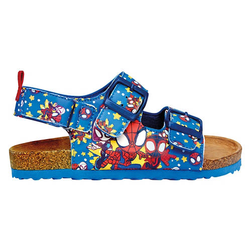 Toddler Spiderman Character Footbed Sandals, 12