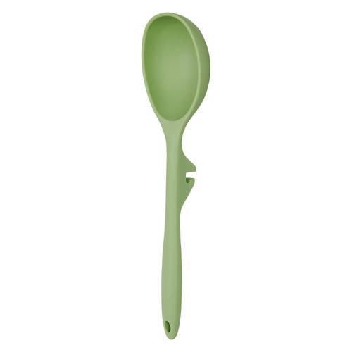 Clip On Silicone Utensil - Ladle, Green