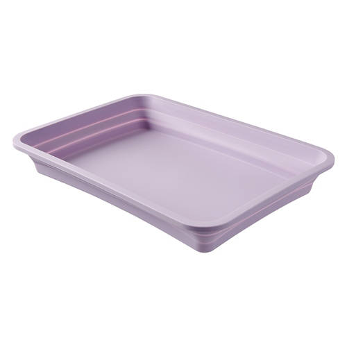 Reinforced Silicone Bakeware - Cake Tray, Purple Product Image Front shot 01